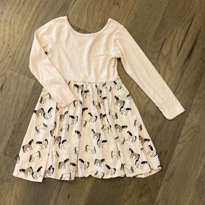 Light Pink Horse Ballet Dress by Tea Collection